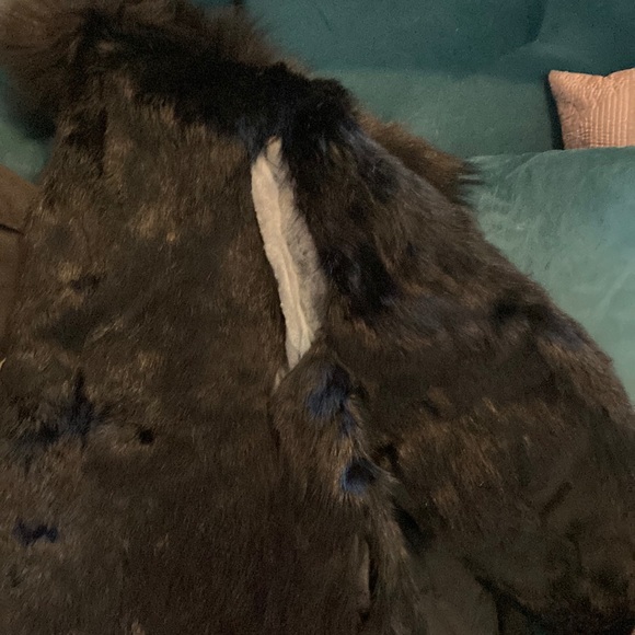 Vintage Black Fur Coat - Picture 6 of 6